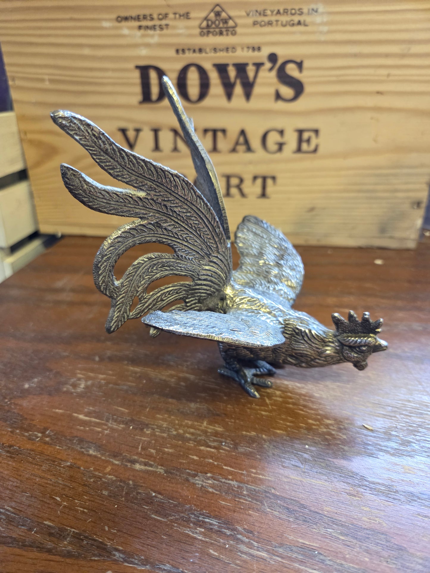 Pair of Vintage Fighting Cocks