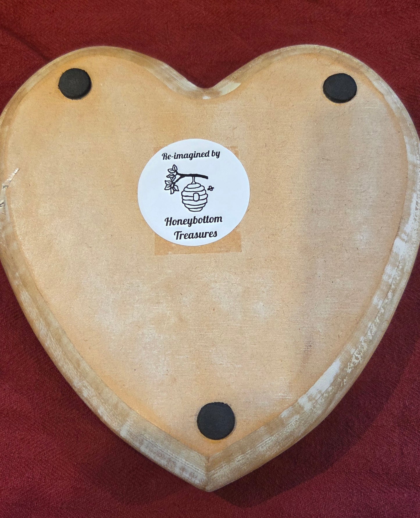 Wooden Heart Bowl