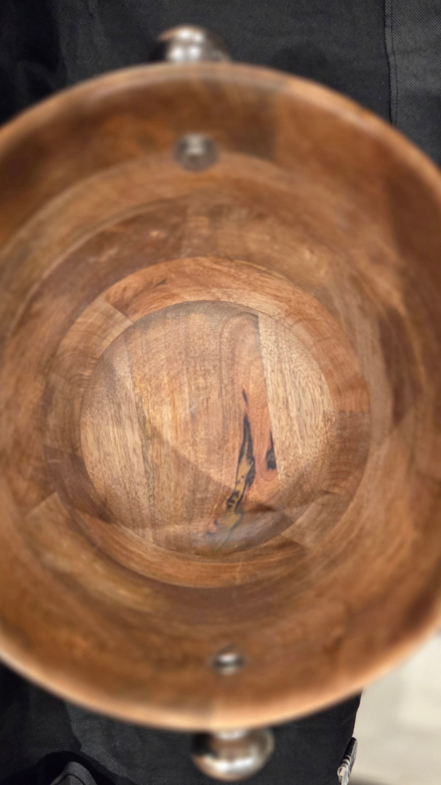 Large Wooden Ice Bucket