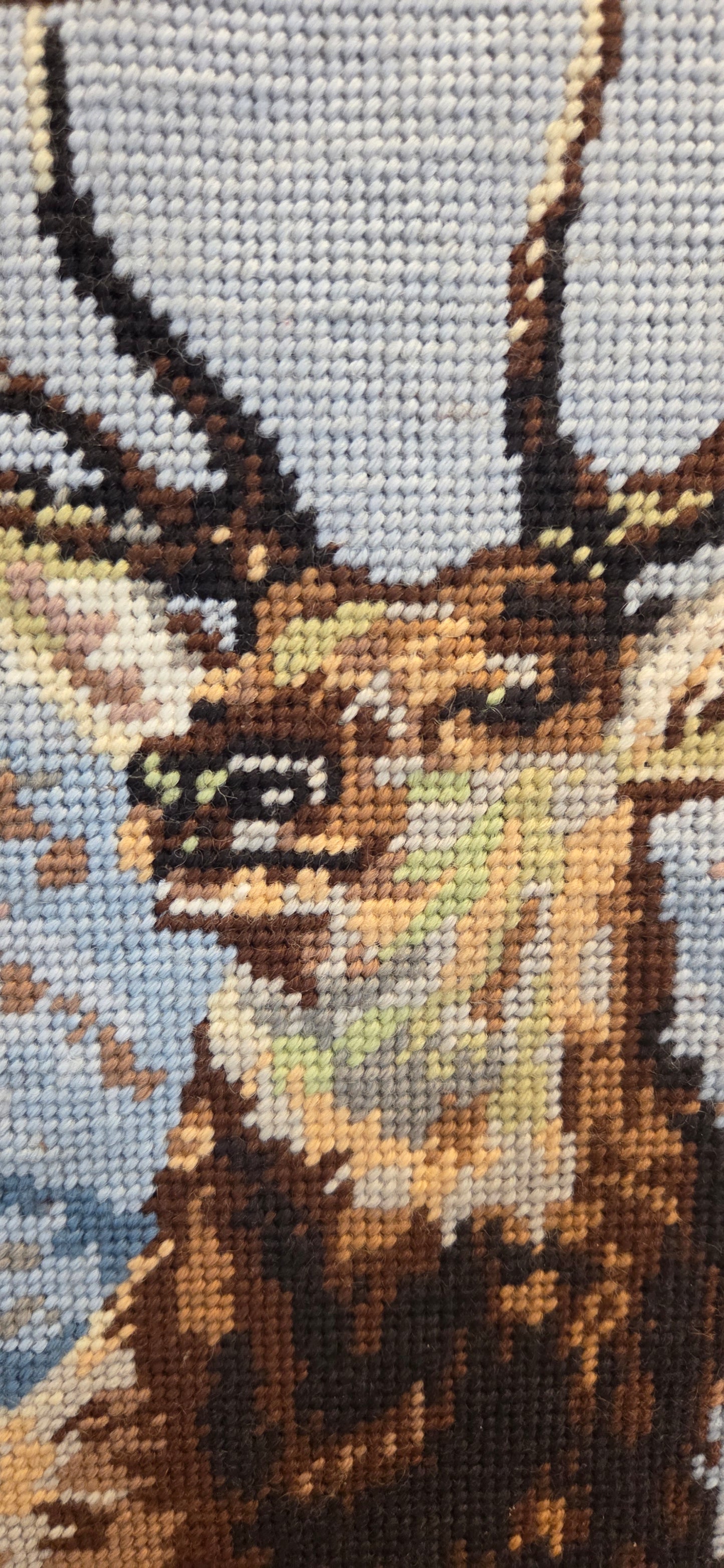 Large Framed Stag Tapestry