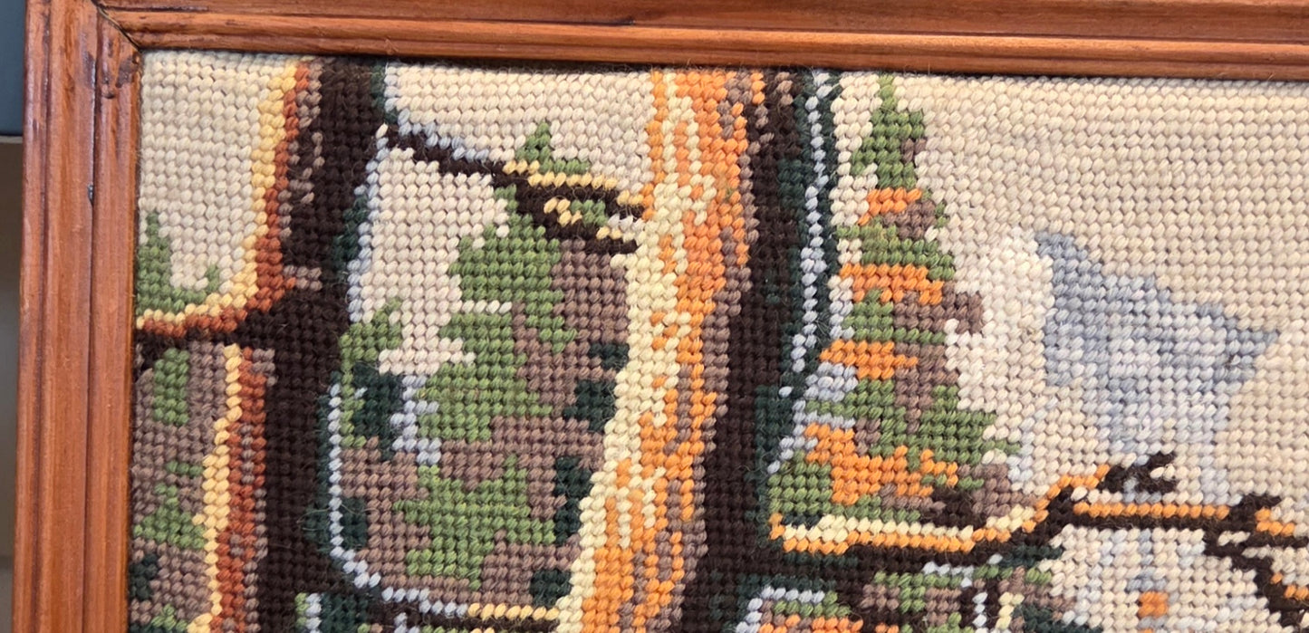 Large Framed Stag Tapestry