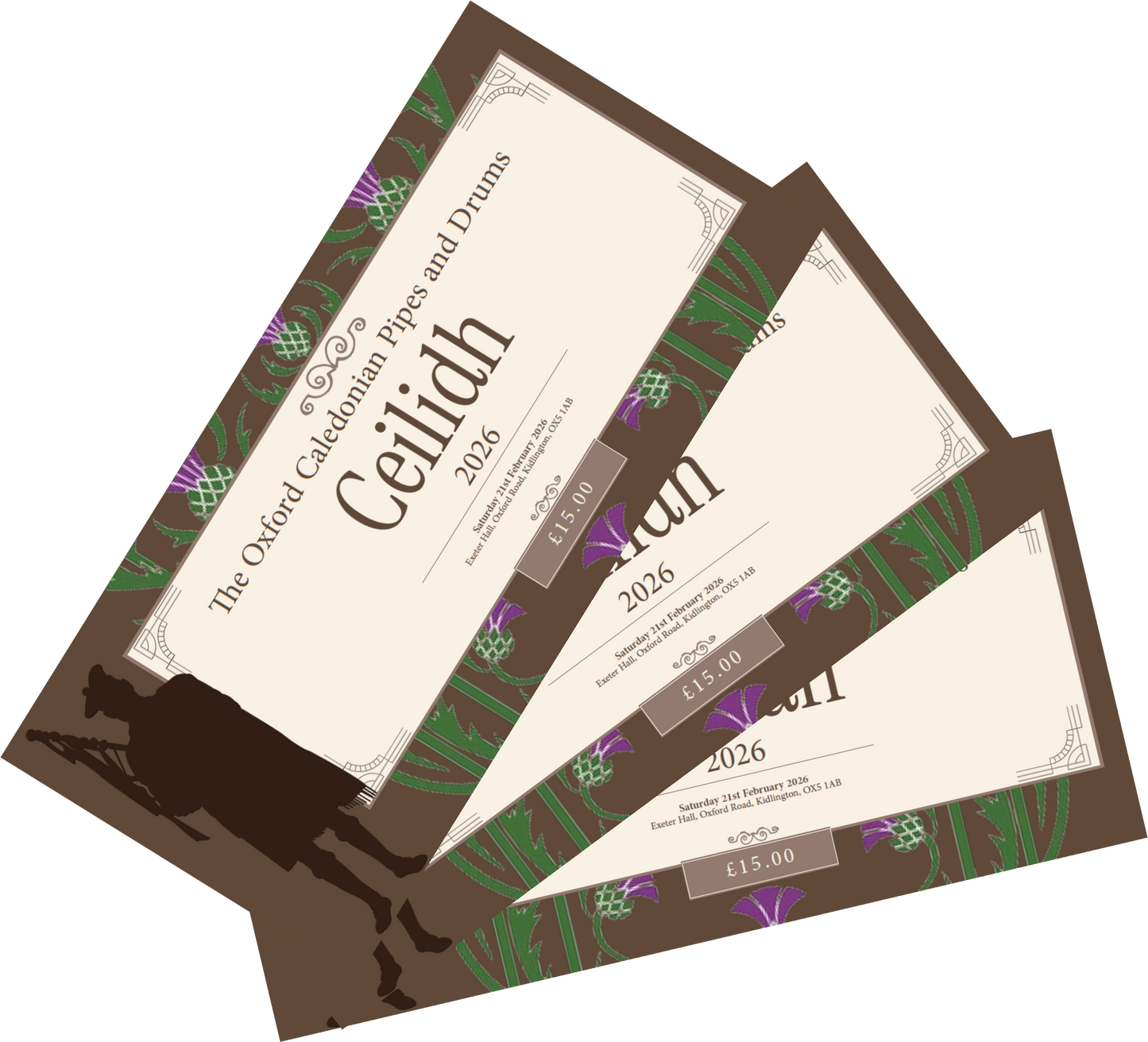 Oxford Caledonian Pipes and Drums Ceilidh 2026 Tickets