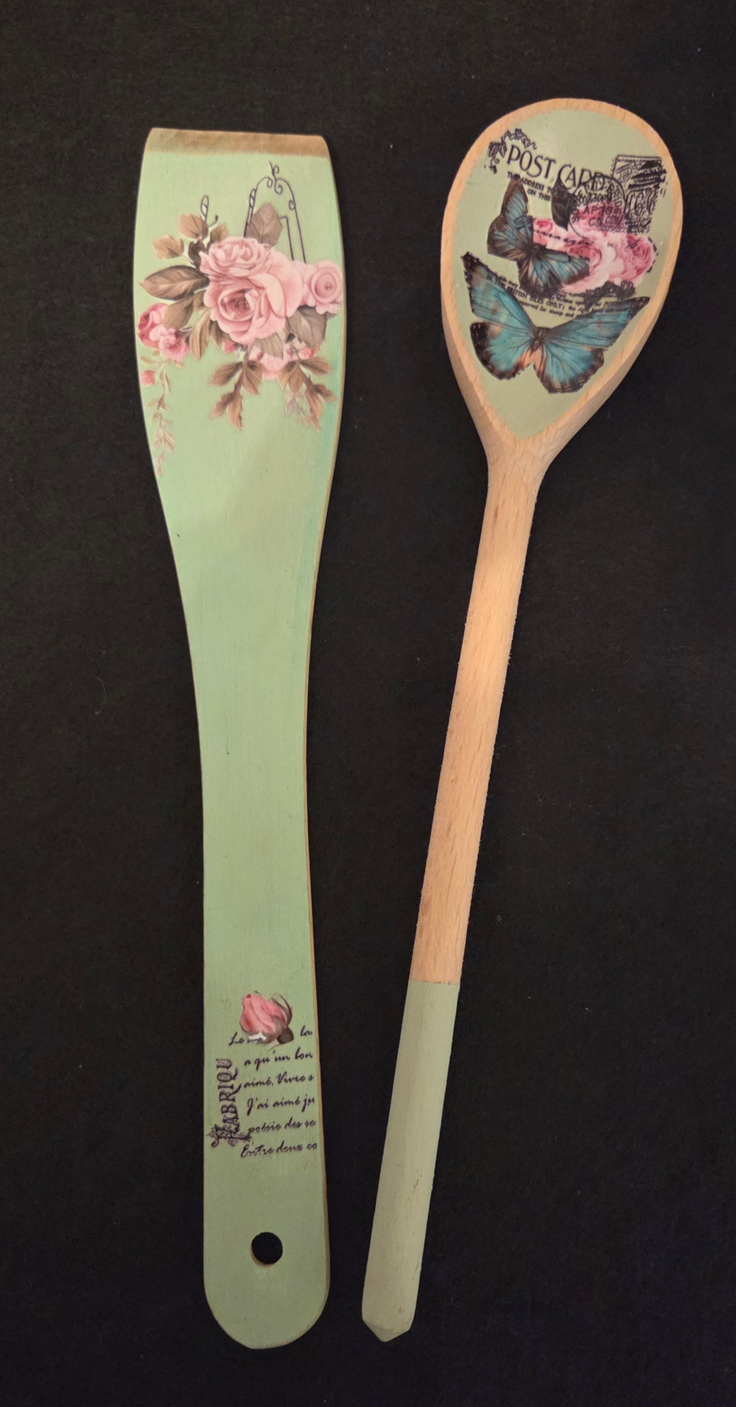 Decorated Kitchen Utensils - 6 designs available.