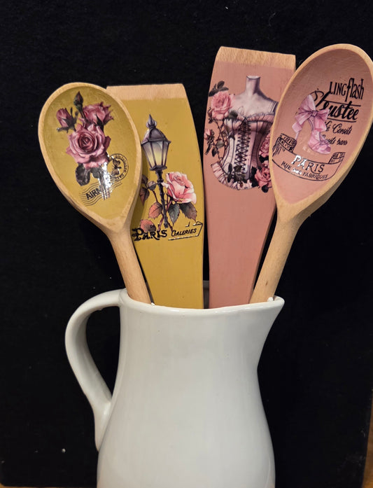 Decorated Kitchen Utensils - 6 designs available.