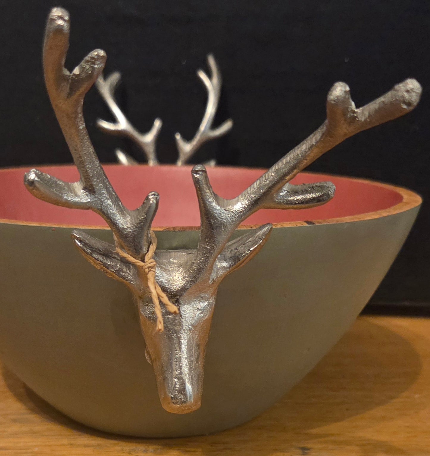 Wooden Stag Bowl