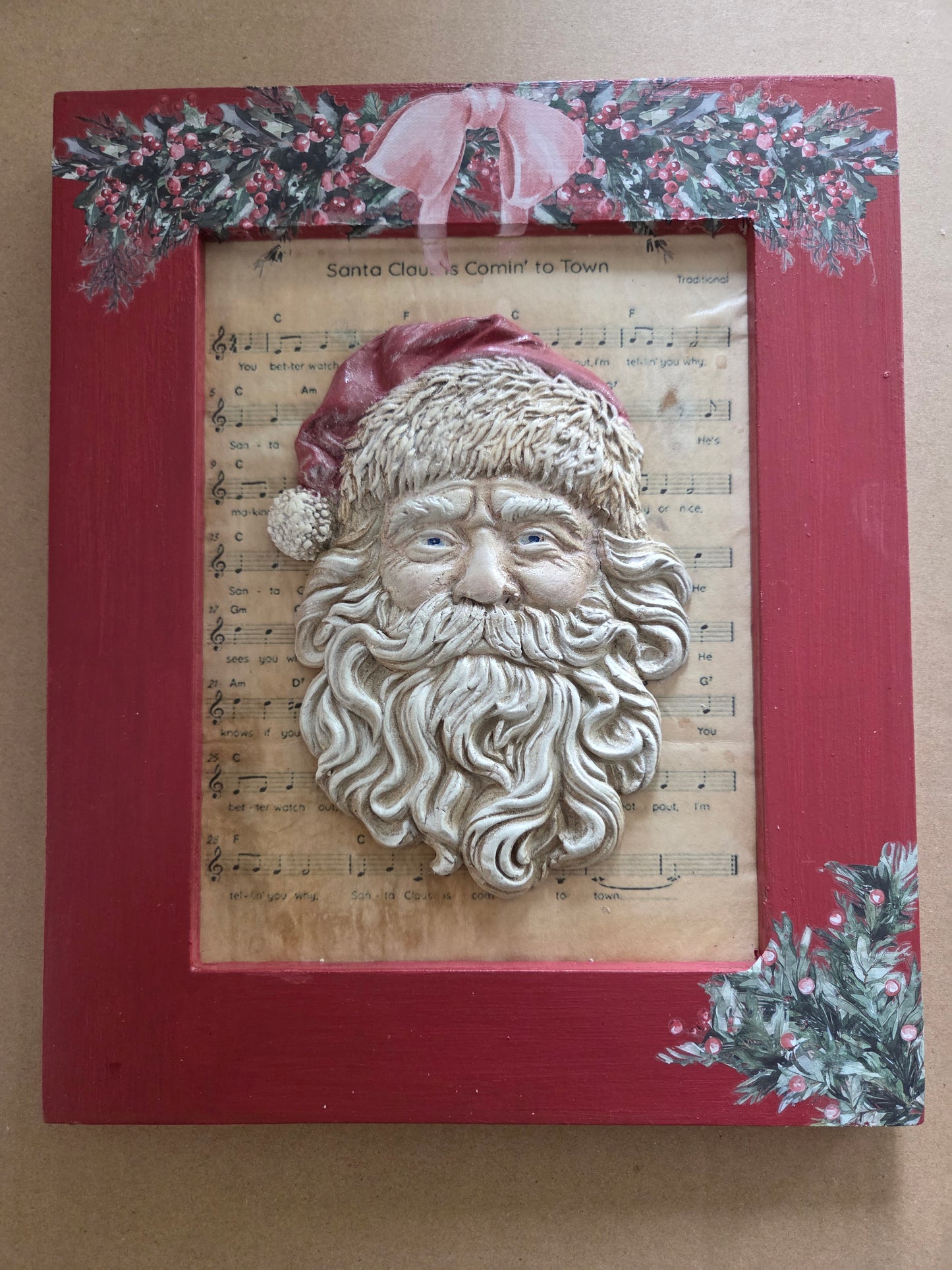 Santa Is Coming To Town Frame - 2 sizes/designs available