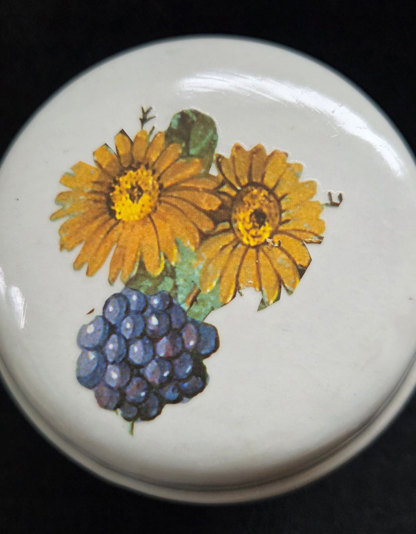 Three Unique Small Botanical Pot with lid - sold seperately