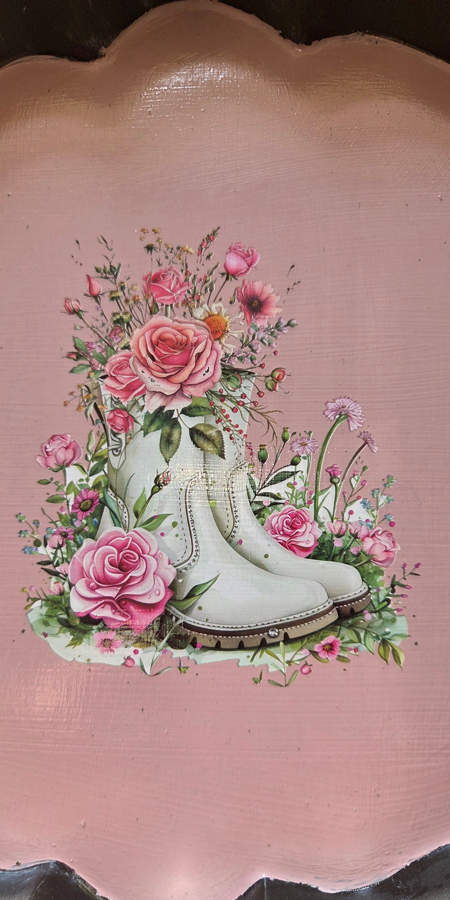 Large Bespoke Country and Western Themed Trinket/Display Tray.