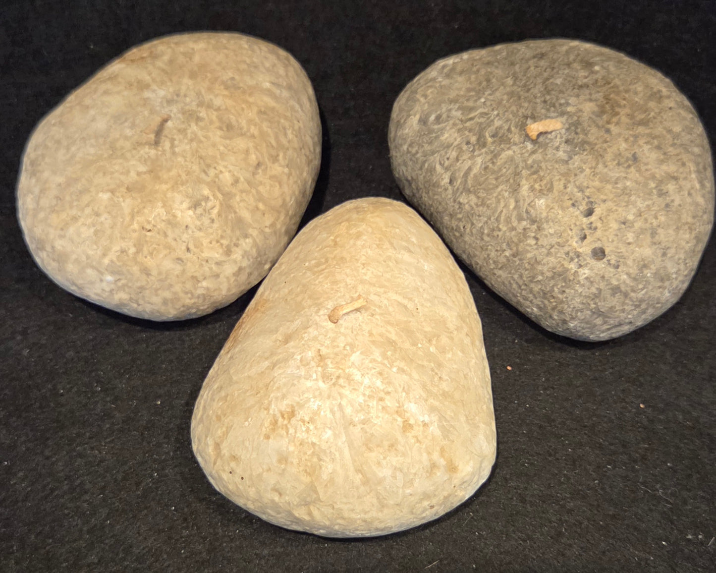 Realistic Pebble Candles