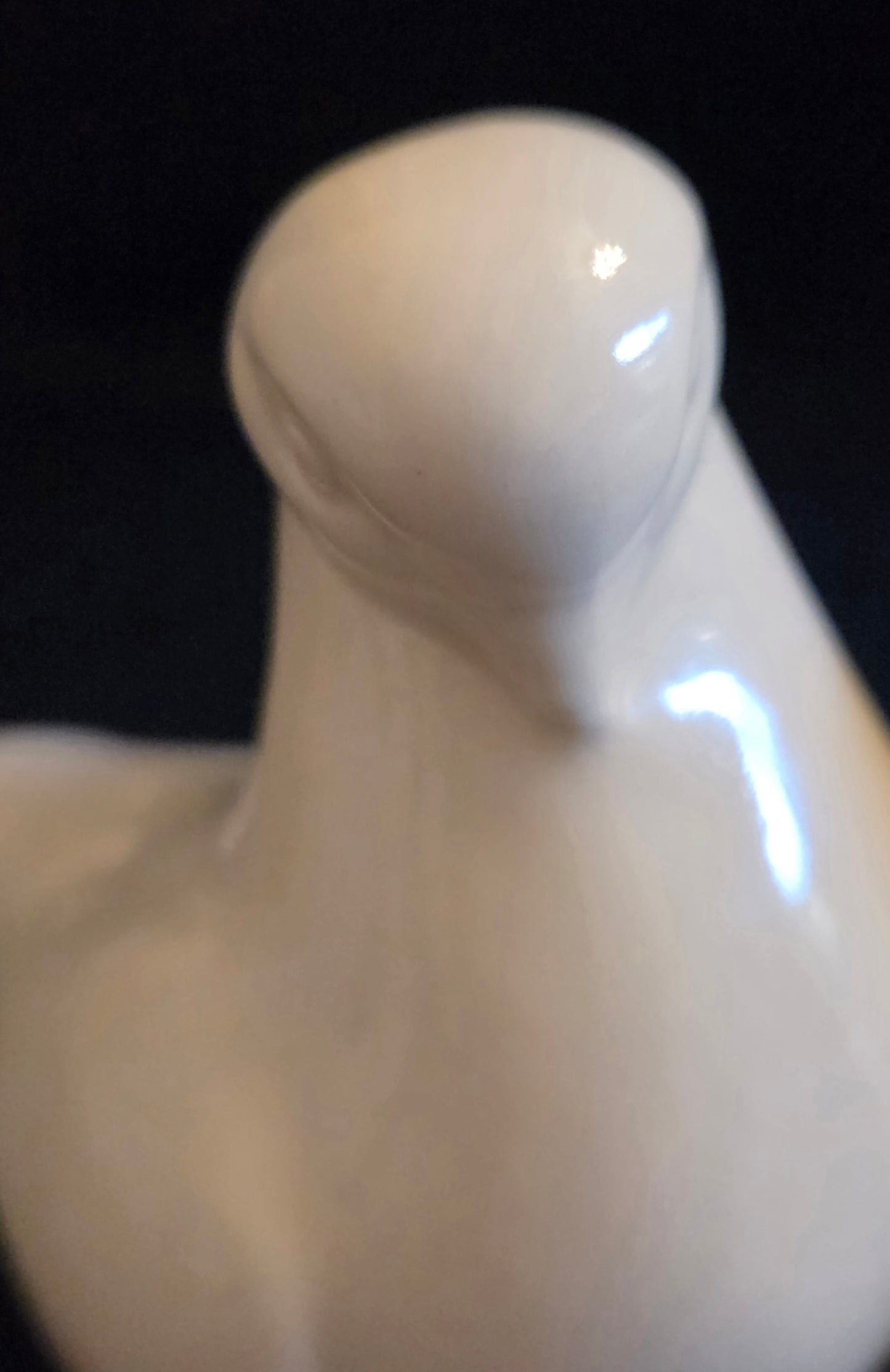 Pair Vintage Ceramic Dove Pomanders