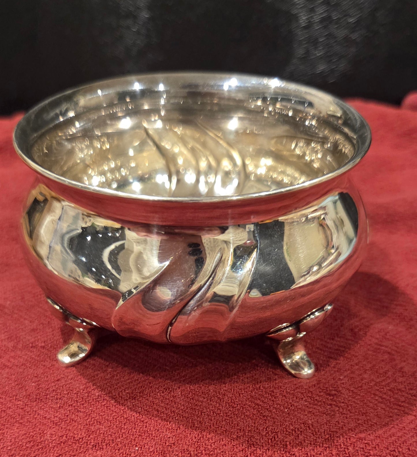 Antique Silver-plated Creamer and Sugar Bowl