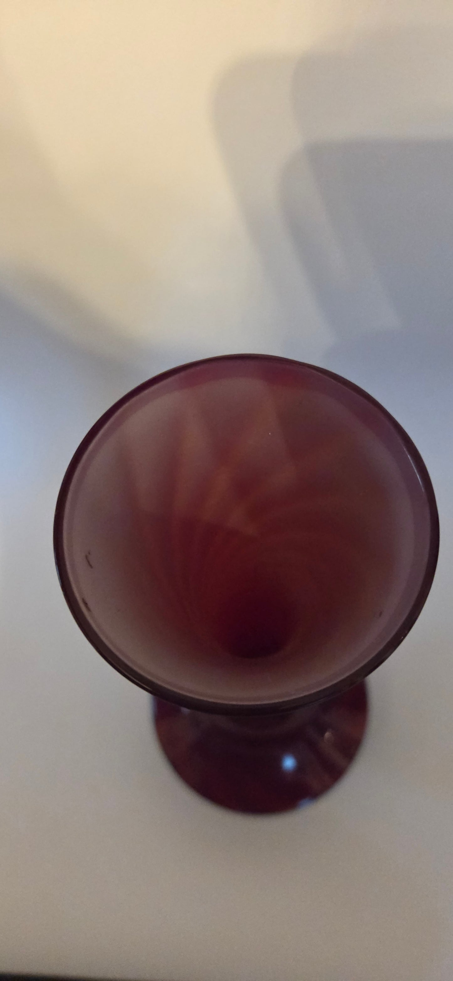 Retro 1960s Empoli Cased Glass Vase