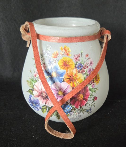 Bespoke Tea Light Floral Lantern