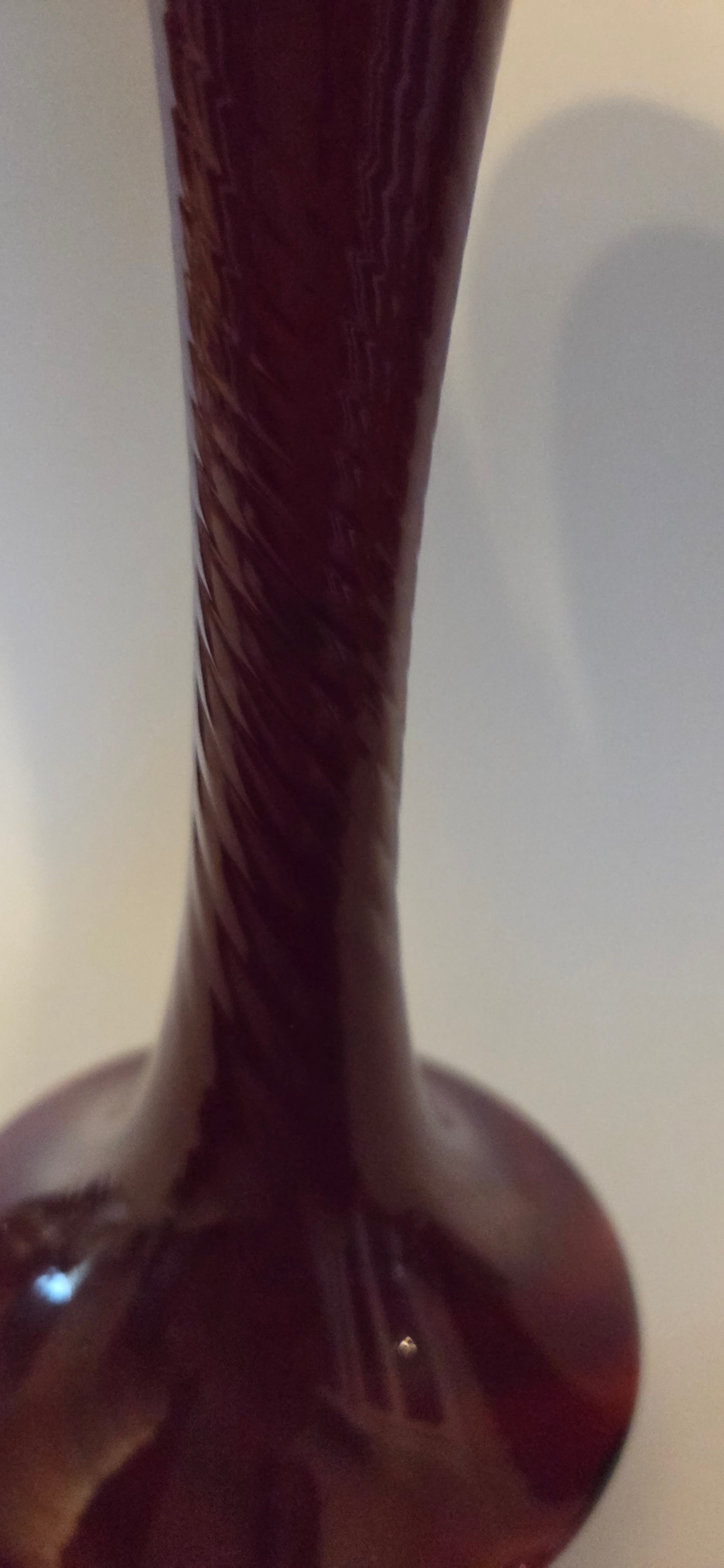 Retro 1960s Empoli Cased Glass Vase