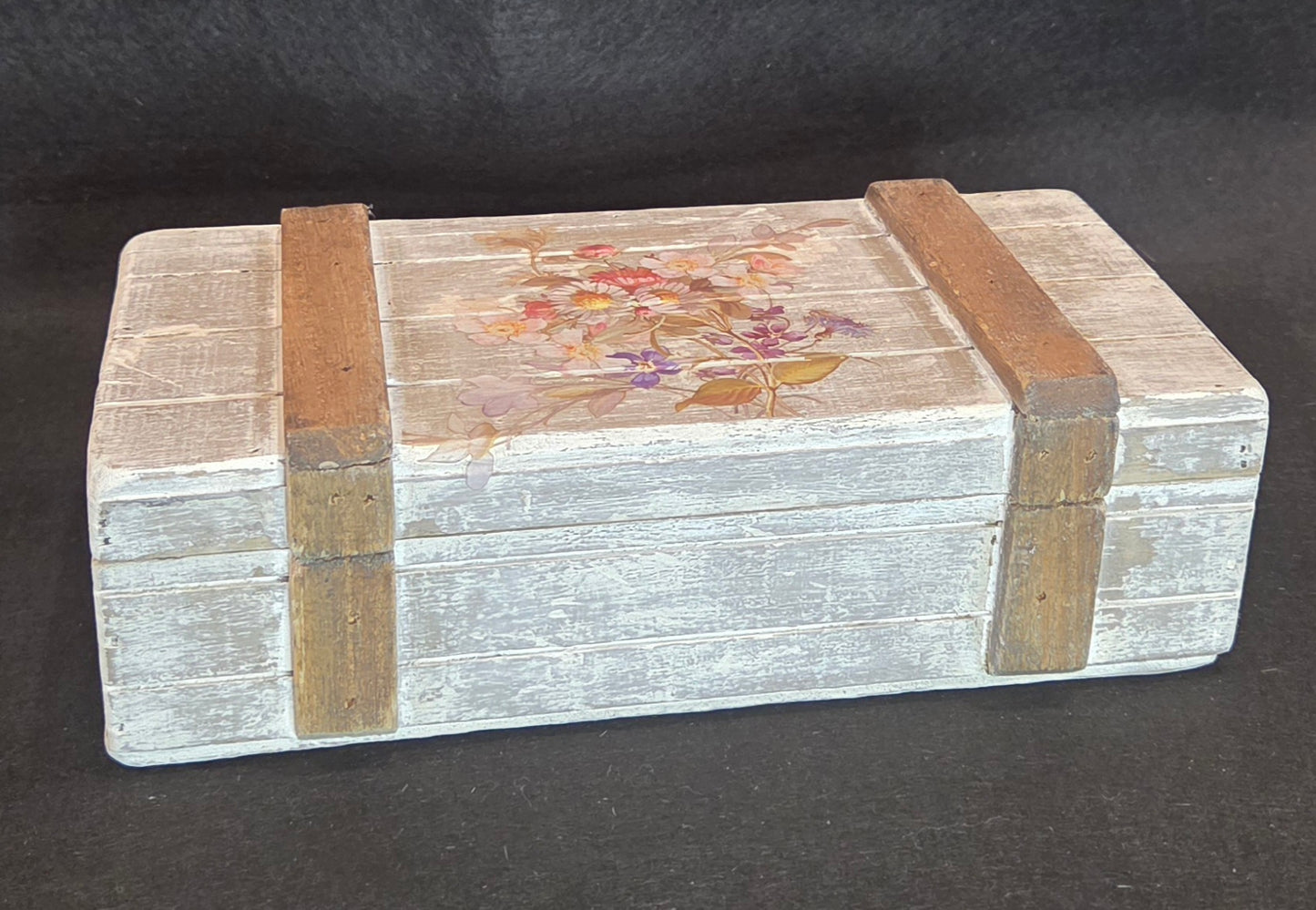 Trinket Wooden Trunk Style Box