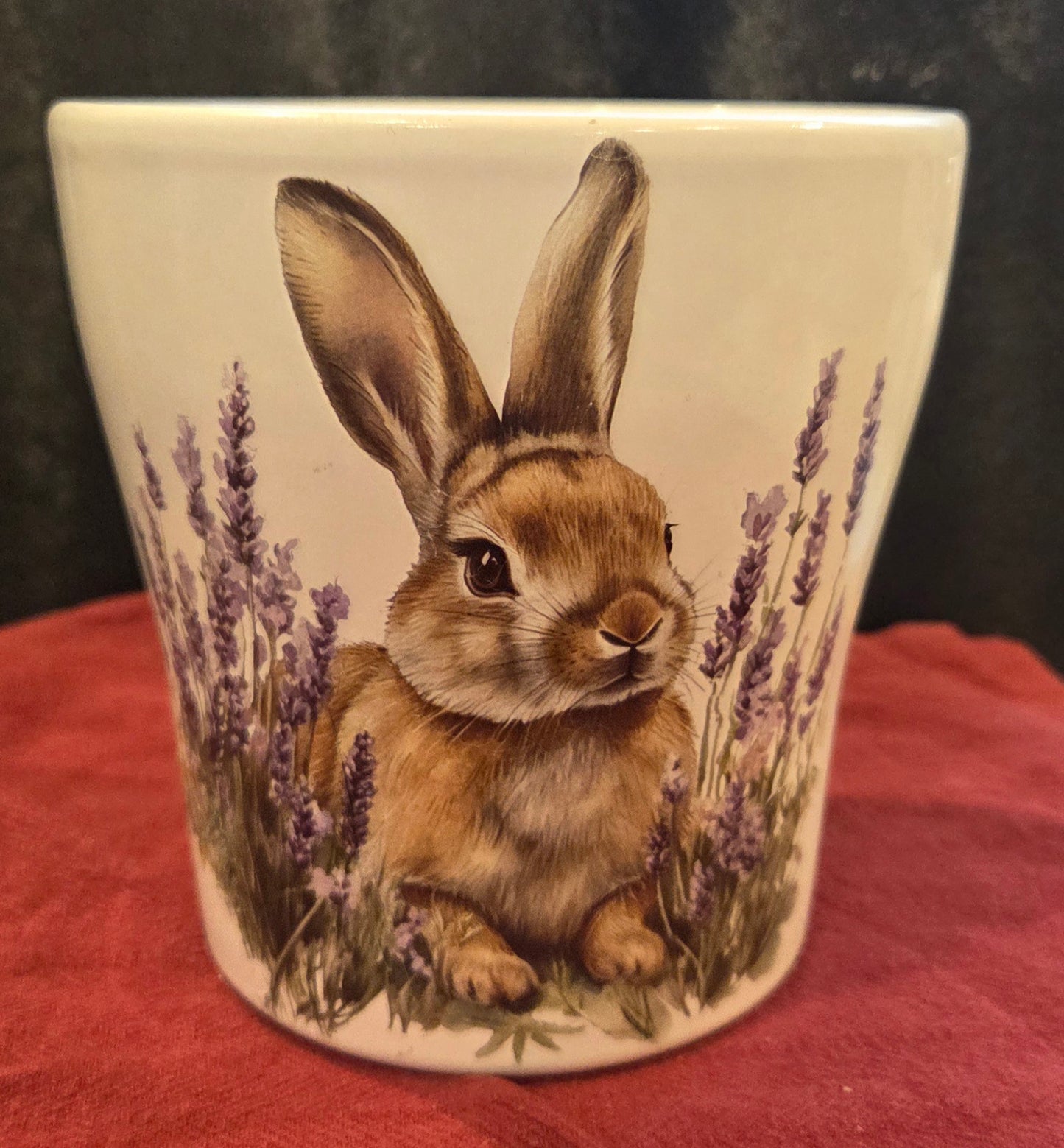 Delightful Clay Hare Flower Pot