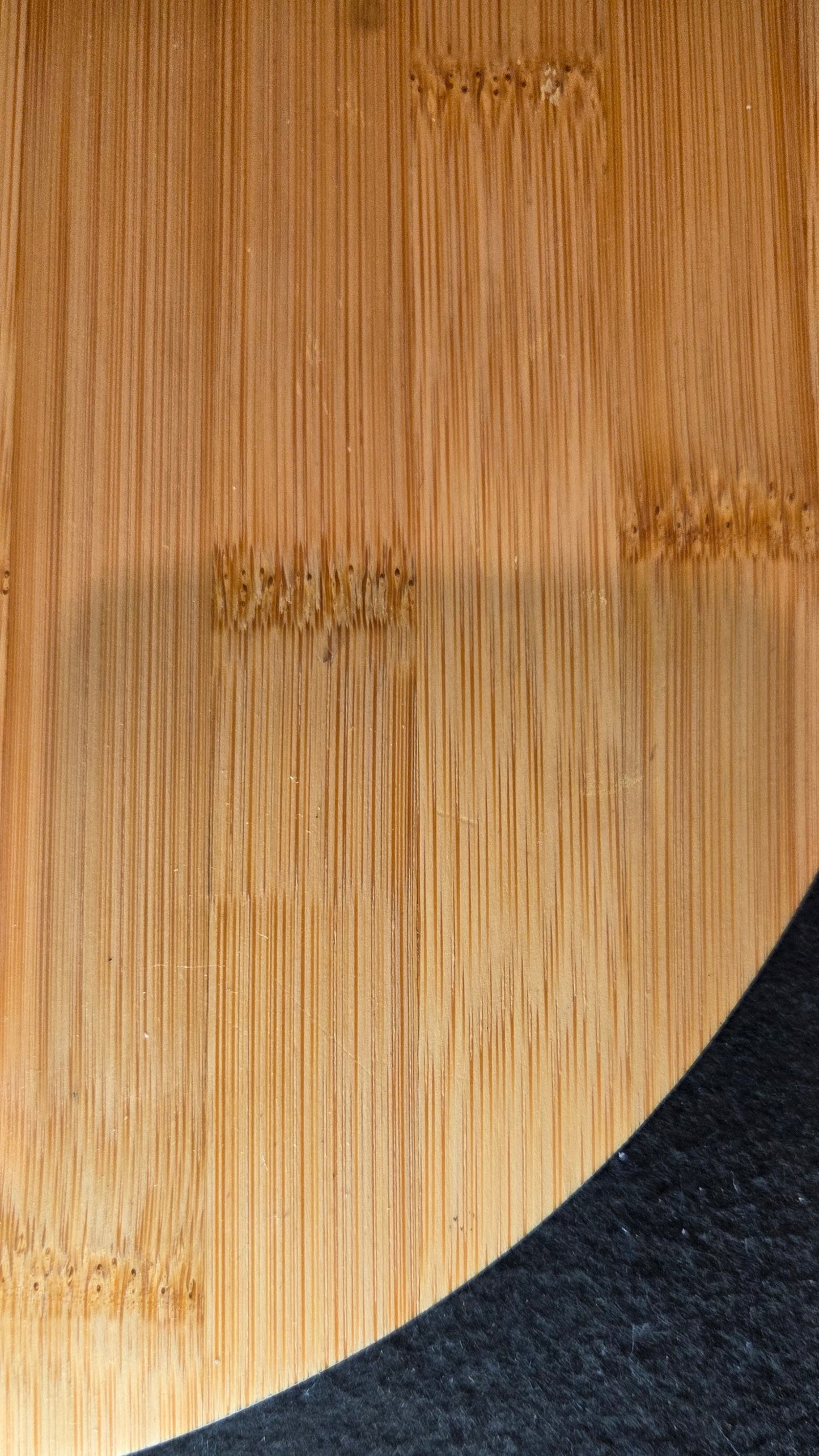 Bespoke Hand Decorated Bamboo Chopping/Bread Board. Both Decorative and Functional
