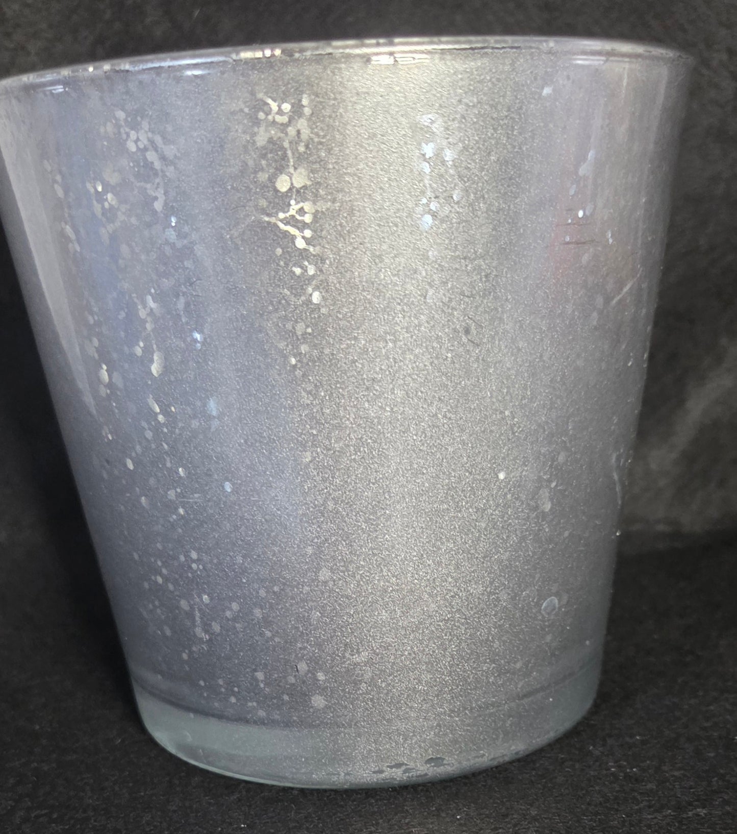 Bespoke Silver Mercury Glass Fox and Floral Flower Pot