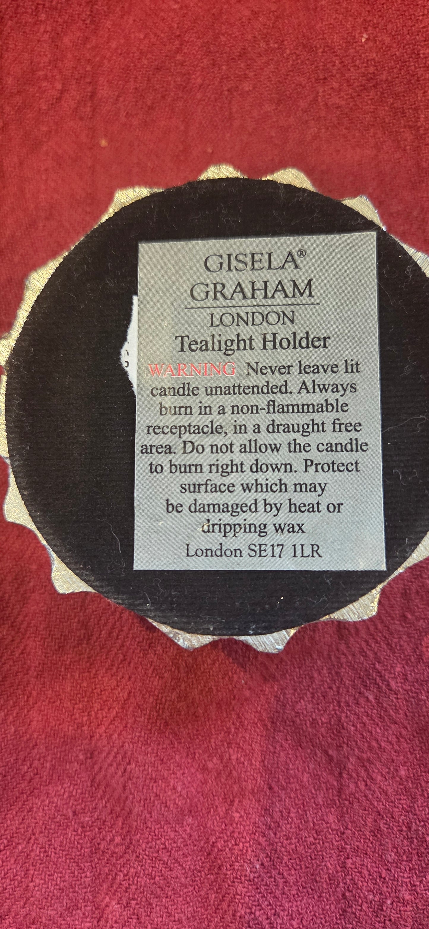 Gisela Graham Tealight Holder