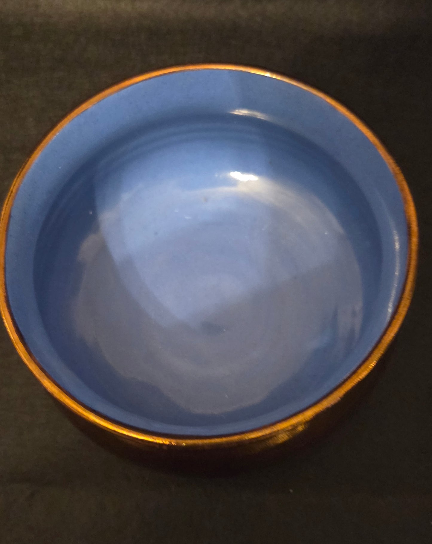 Vintage Creigiau Pottery Copper Luster Bowl