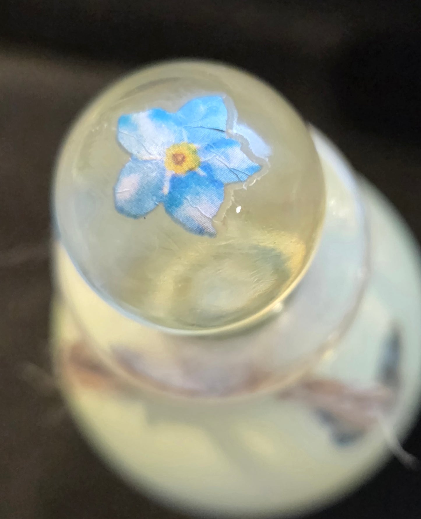 Hand Decorated Bottle - Alice in Wonderland Theme