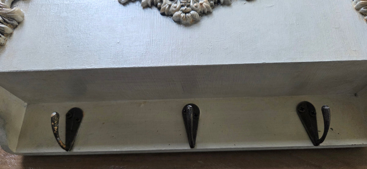 "Lest We Forget" Vintage French Cottage Inspired Hanging Letter and Key Holder