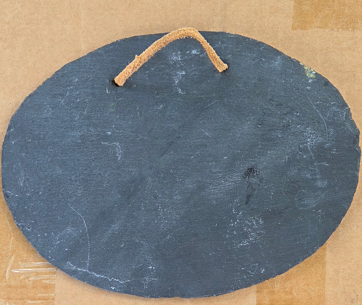 Hand Painted Winter Penguins Slate