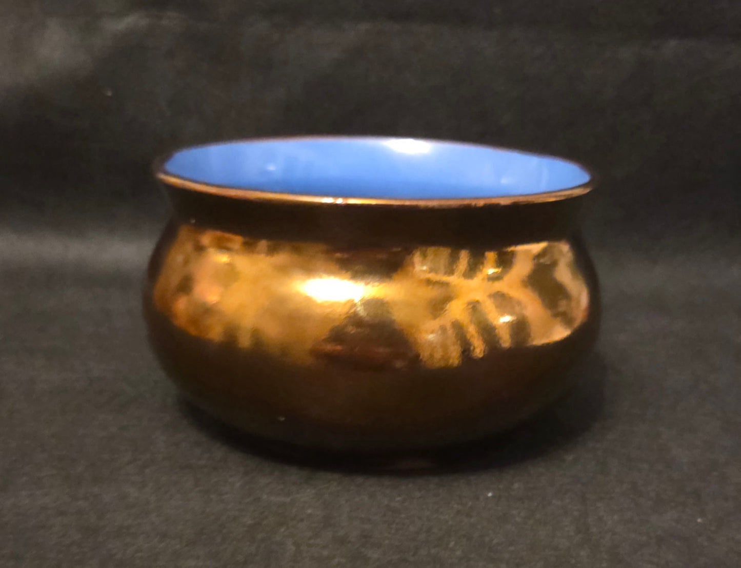 Vintage Creigiau Pottery Copper Luster Bowl