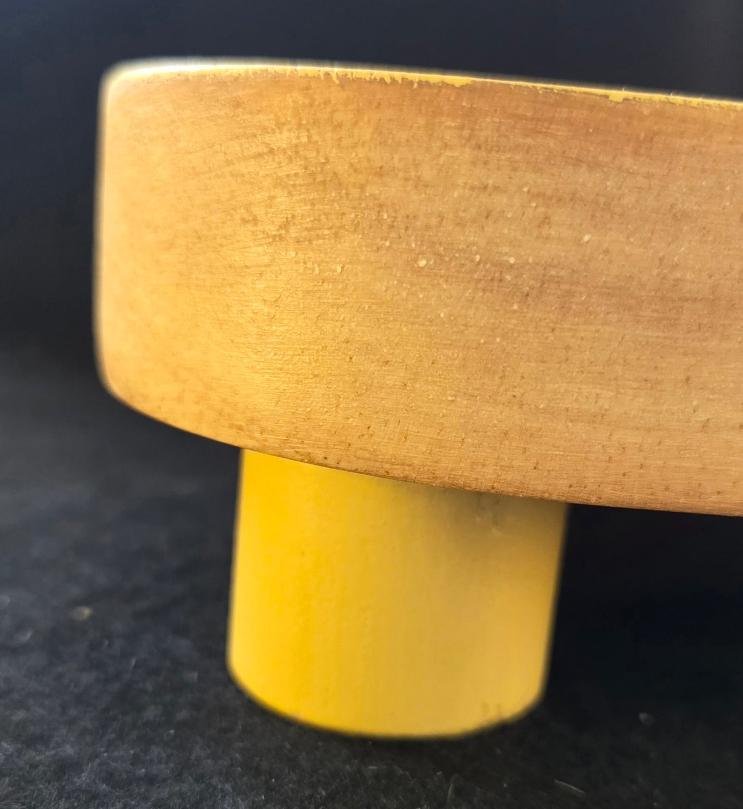 Decorative Wooden Riser with a Spring Rabbit Design