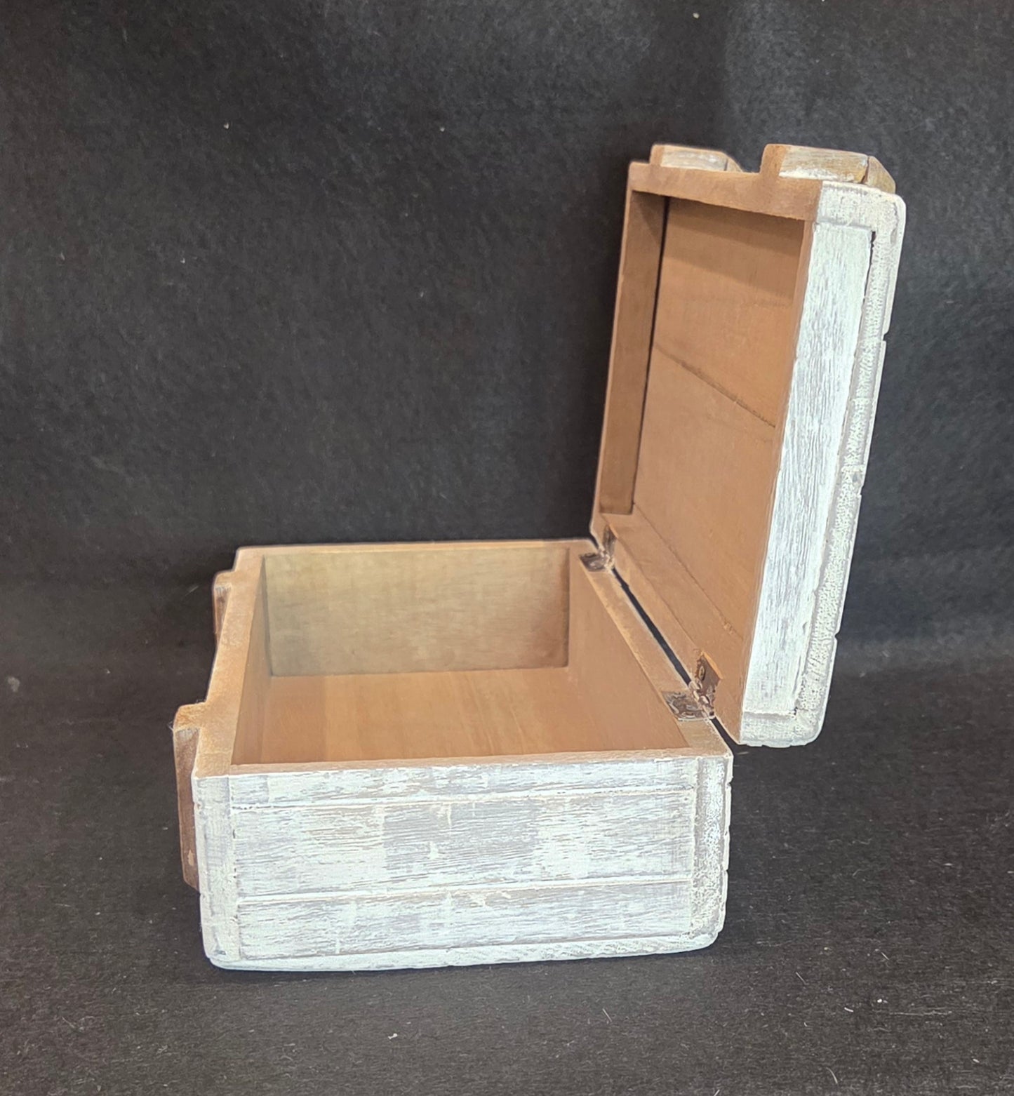 Trinket Wooden Trunk Style Box