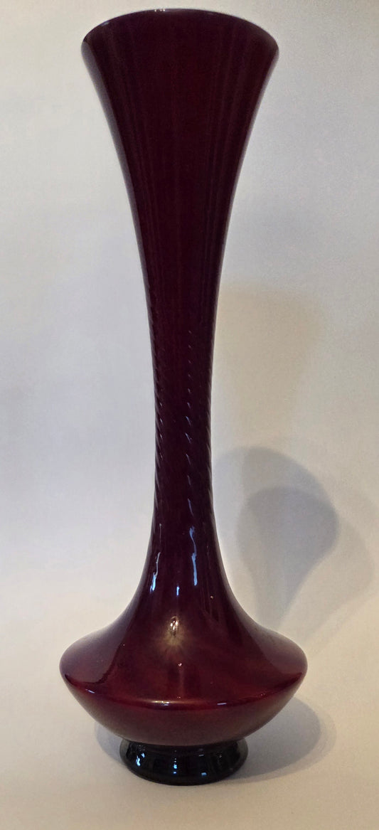 Retro 1960s Empoli Cased Glass Vase