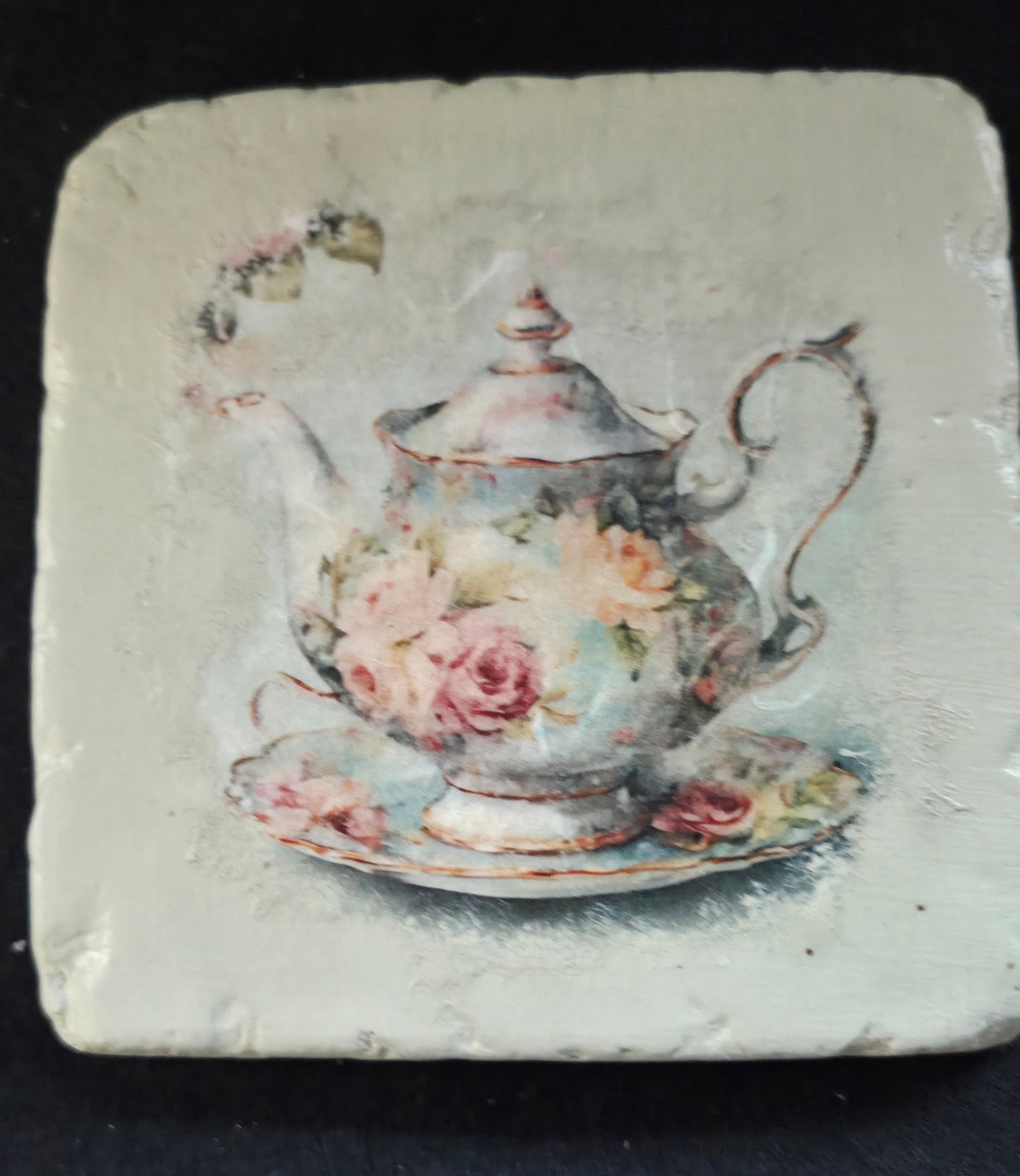 Tea time stone coasters - 3 designs available