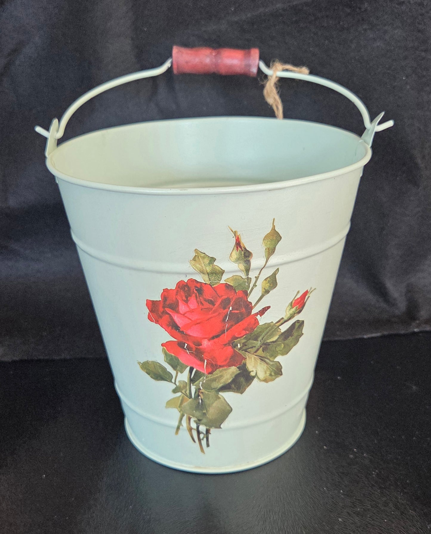 Unique Rose Bucket Planter