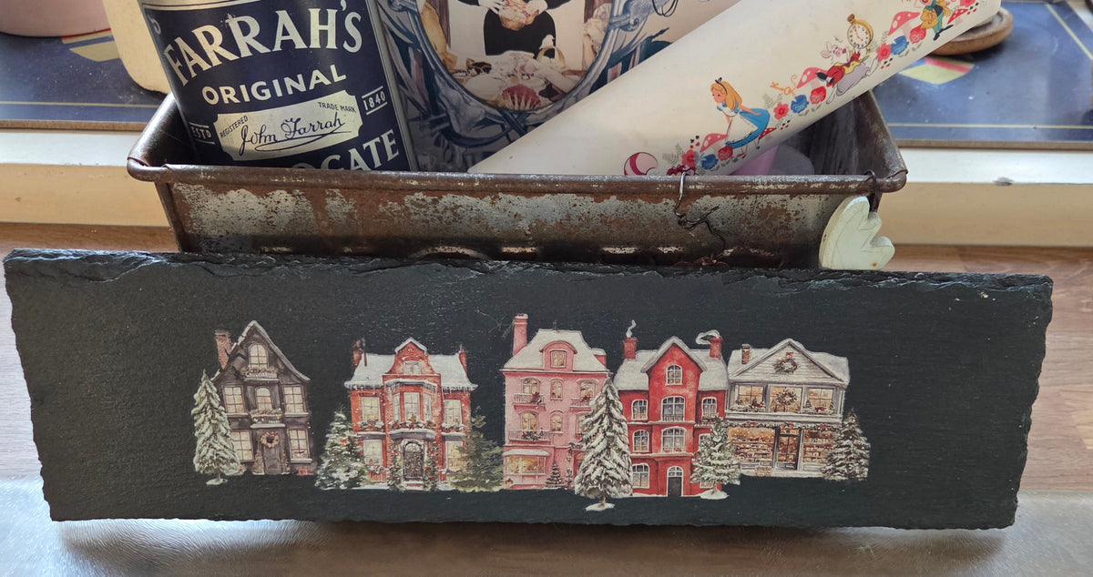 Small Oblong Seasonal Slate