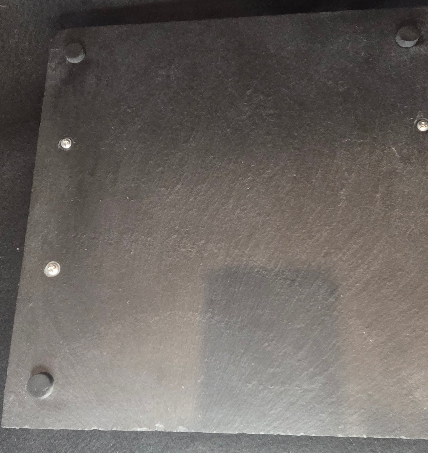 Bespoke, Large 30cm Square Slate Tray with Handles, Featuring a lovely Spring Bouquet