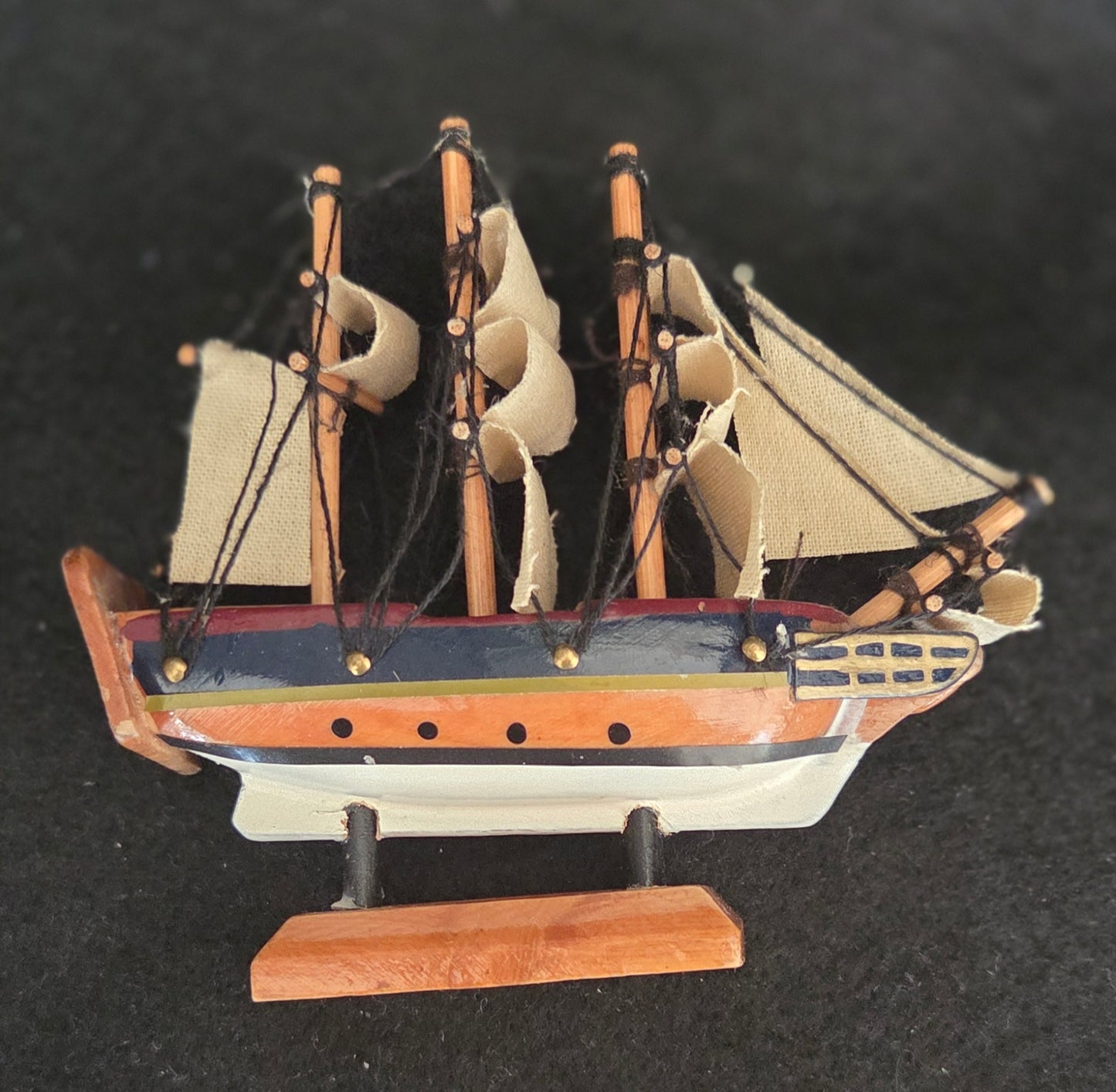 Miniature model of HMS Bounty. Two available, one slightly imperfect (see details and price)