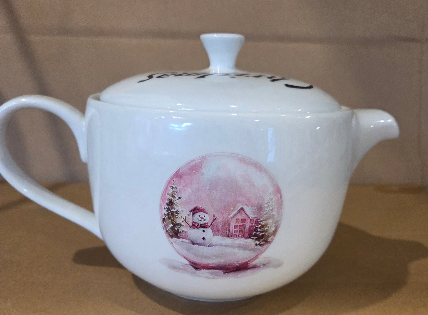 Pink Kitten Tea for Two Teapot