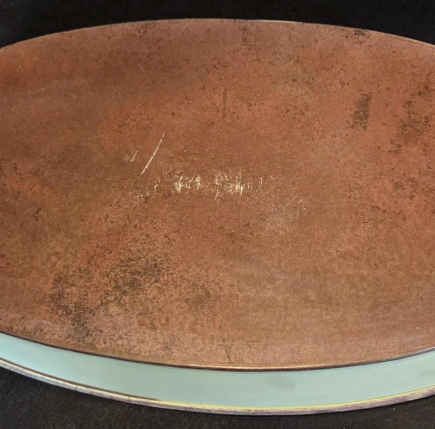 Rustic Hand Decorated Large Tray