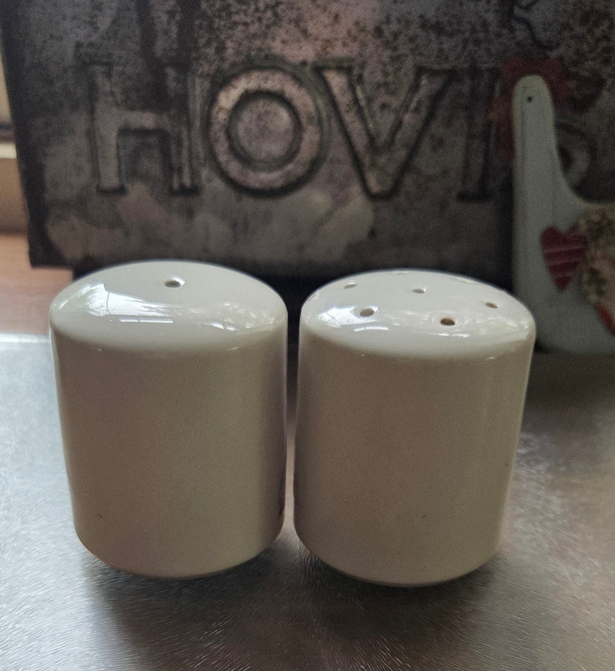 Adorable Bespoke Ceramic Cat Salt and Pepper Shakers