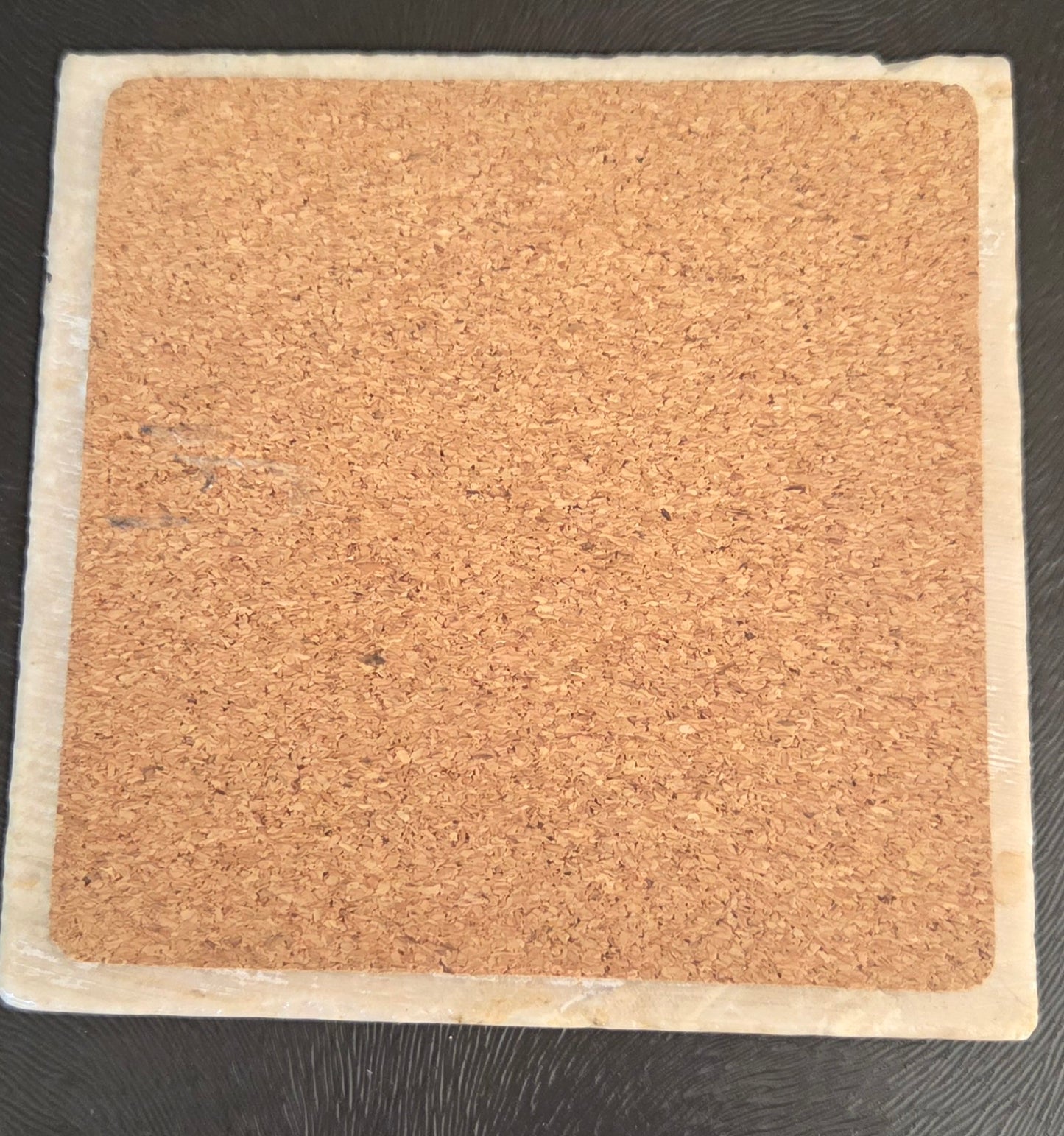 Stone 10cm Highland Cow Coasters. Purchase separately or as a pair