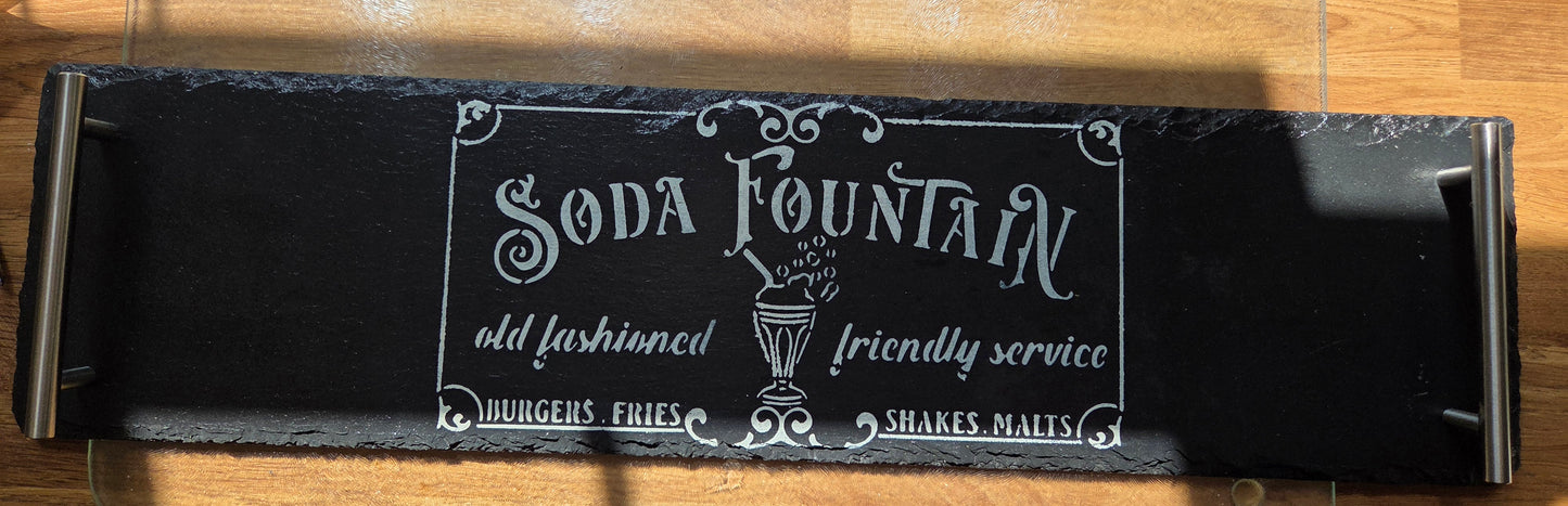 Long Bespoke Slate Serving Tray