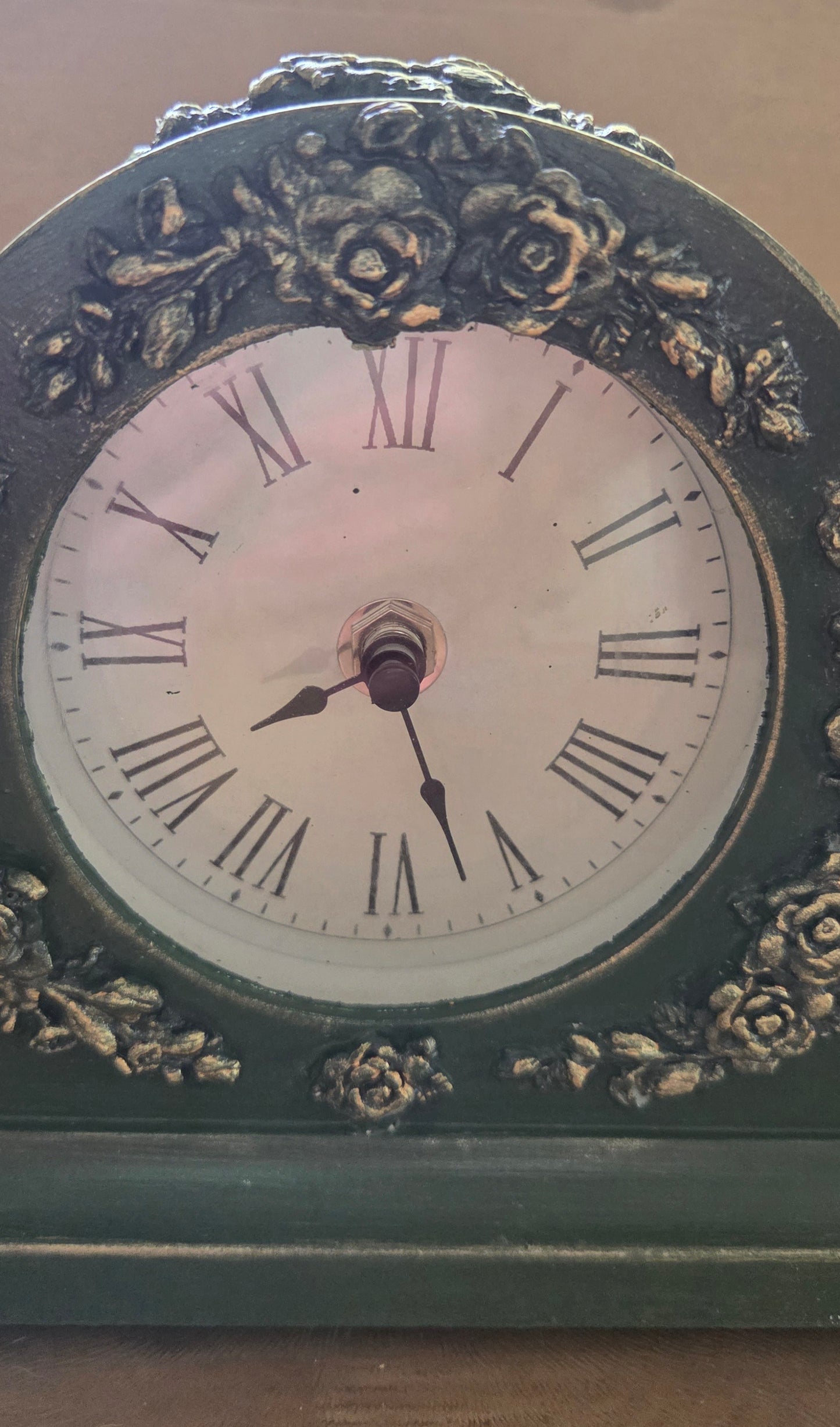 Hand Decorated Mantel Clock
