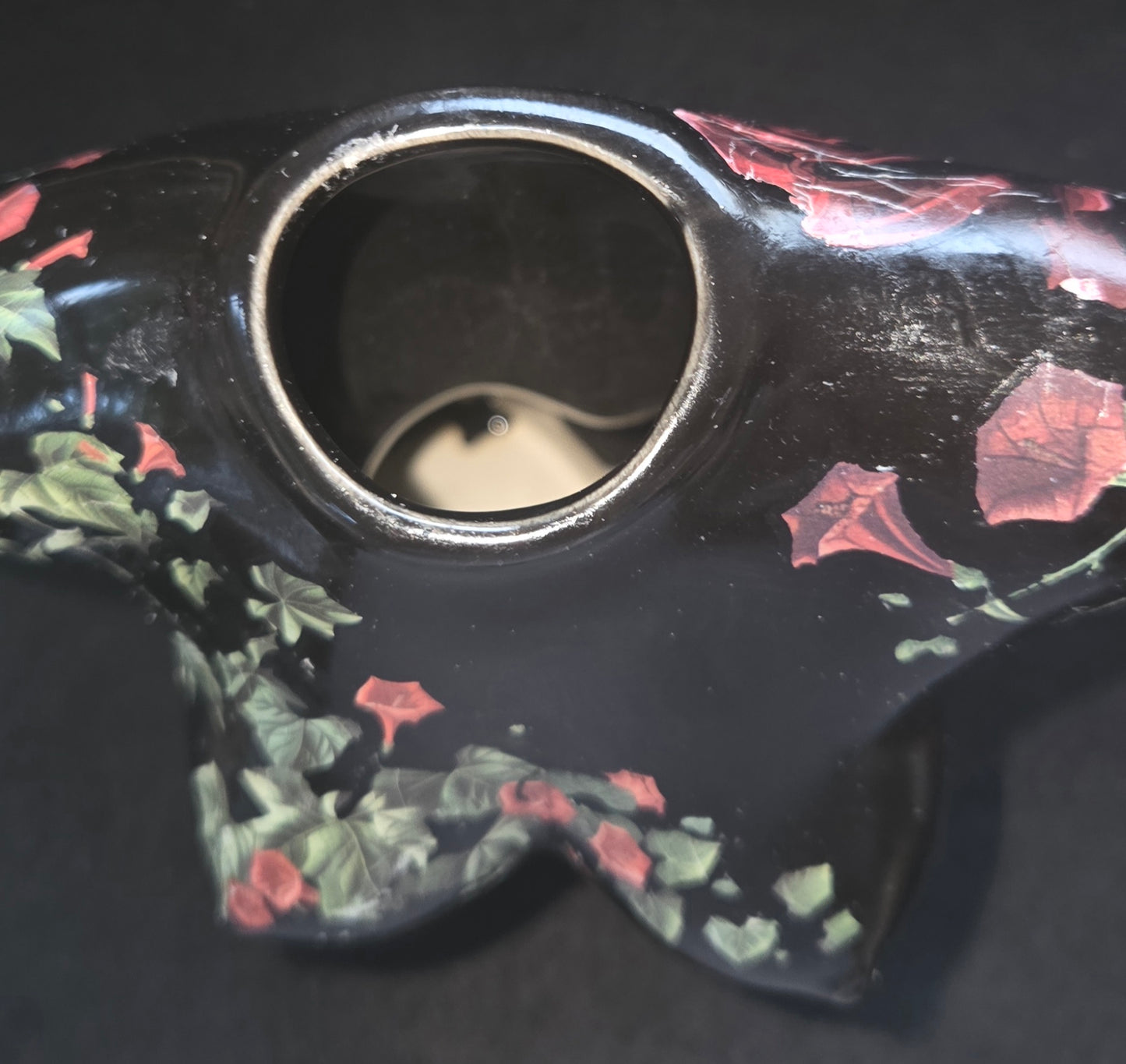 Bespoke Hand Decorated, female form Vase