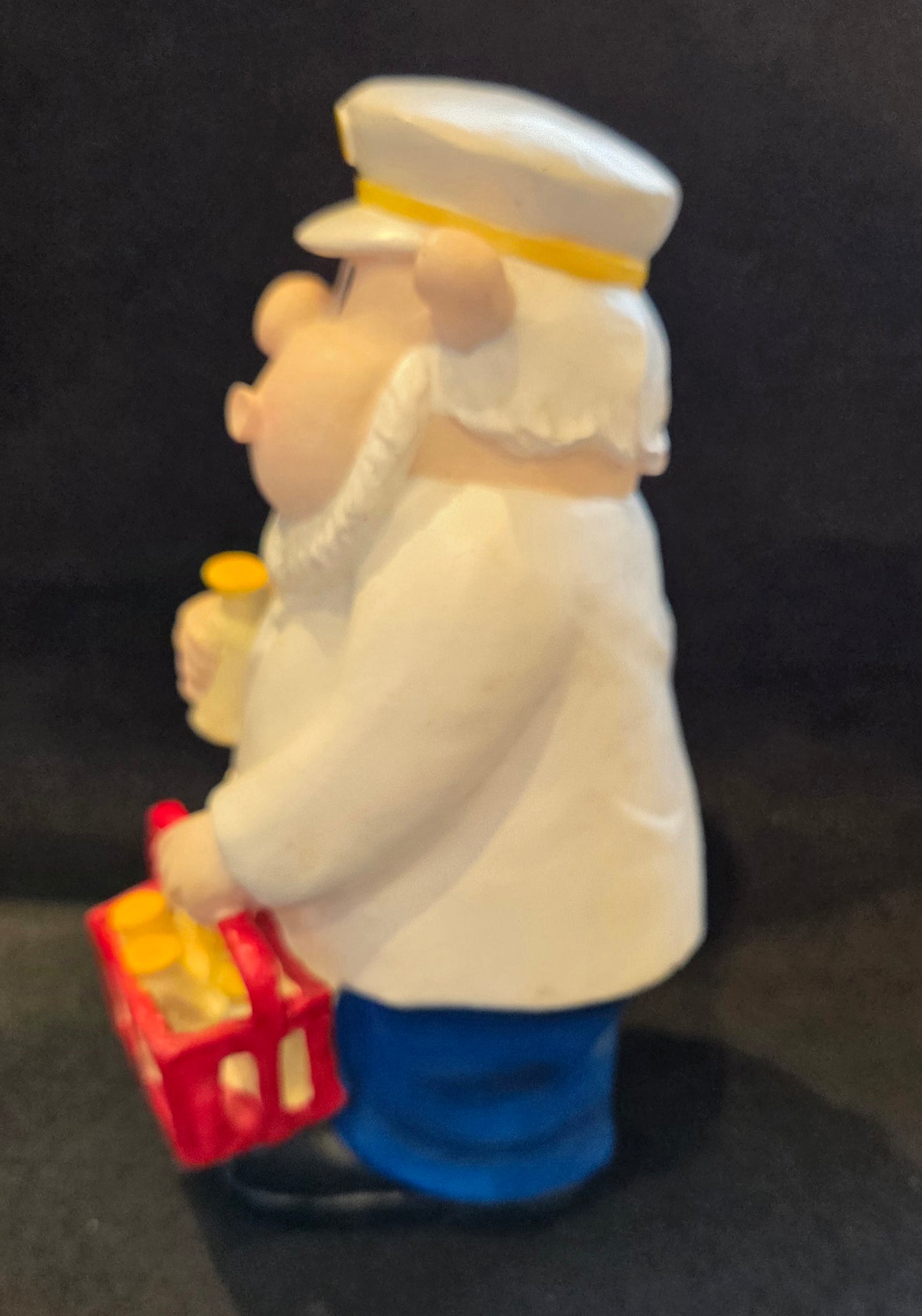 Vintage Malcolm The Milkman Figurine. Originally sold at Woolworths