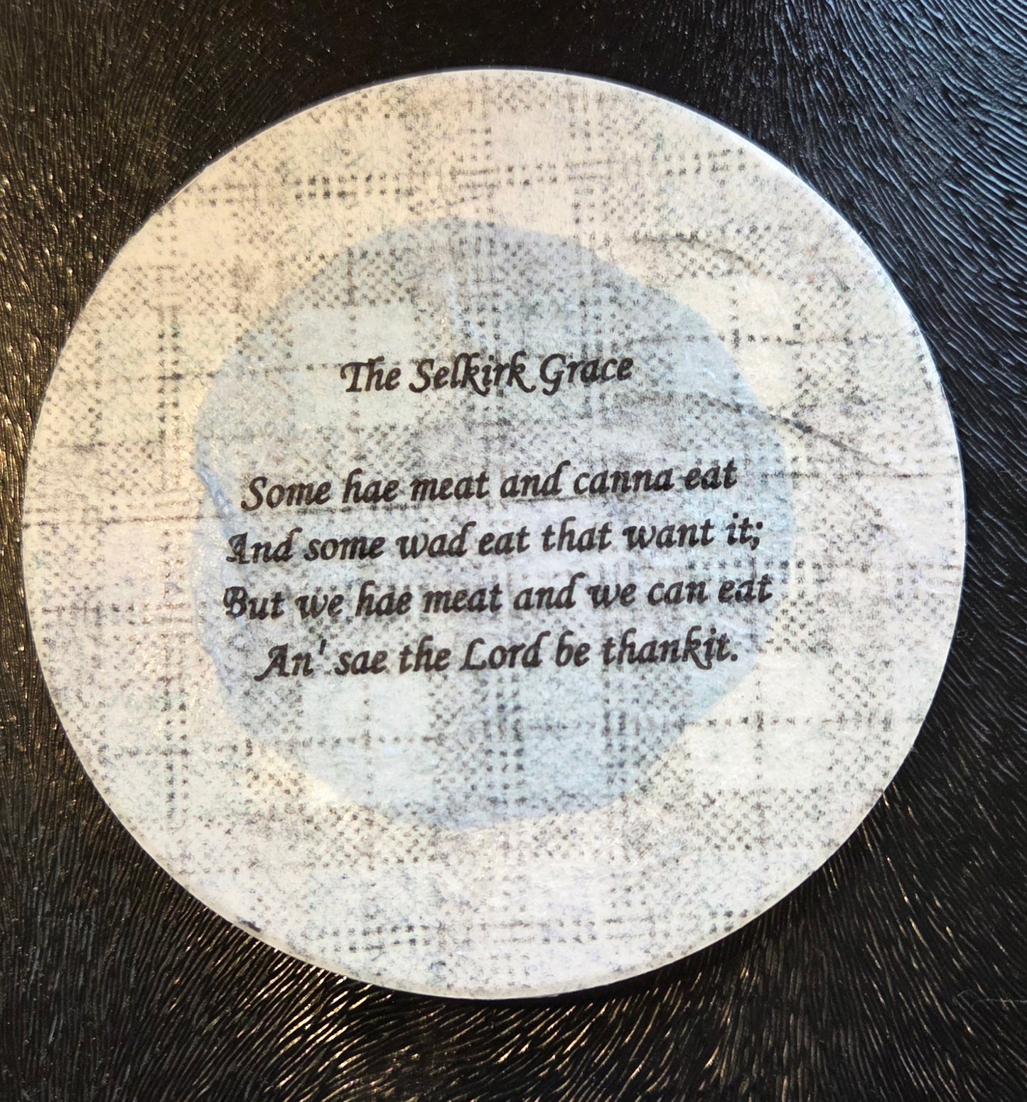 Set of 4 Scottish Themed Coasters - 2 sets available - Robbie Burns or Black Watch available.