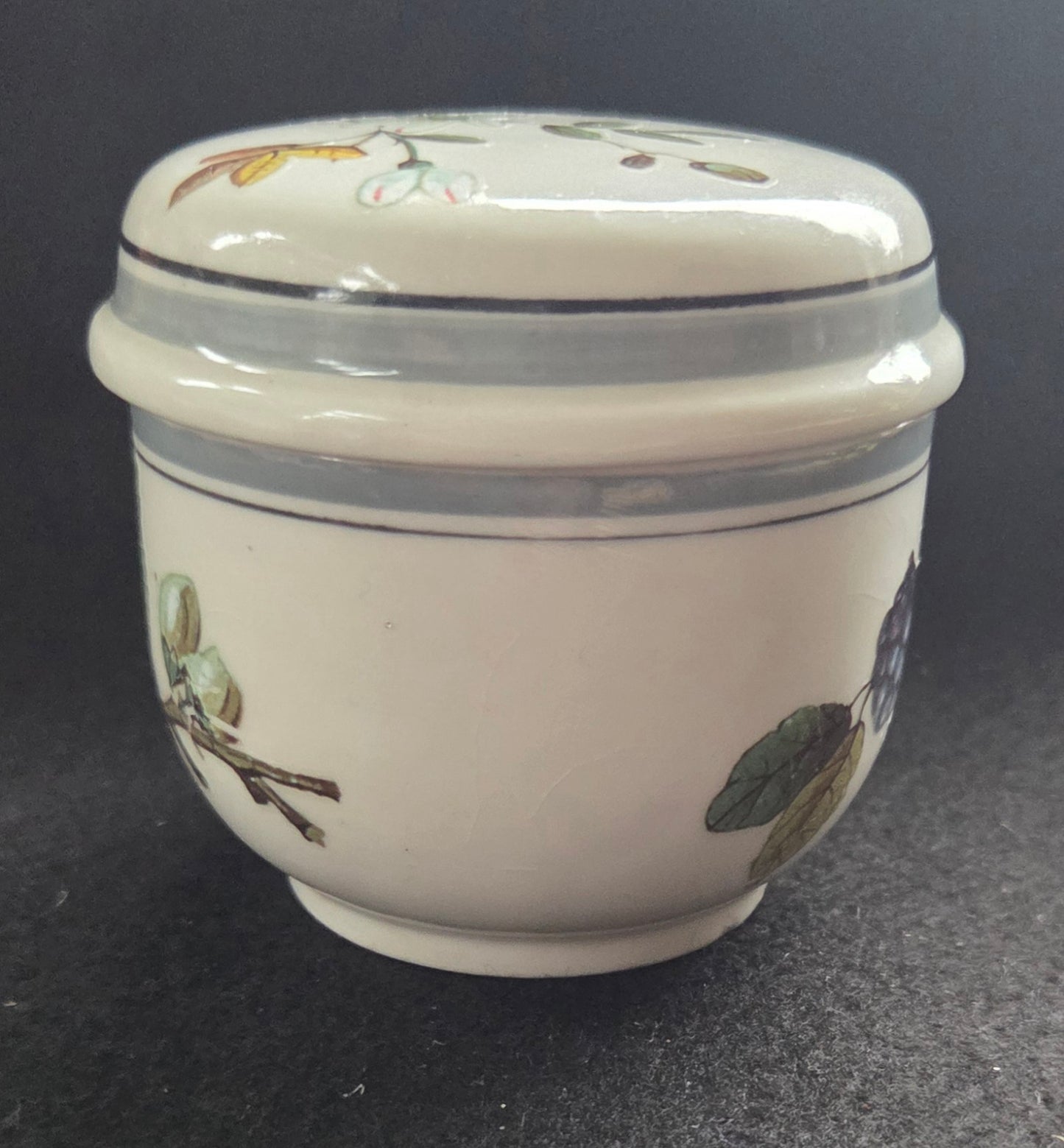 Three Unique Small Botanical Pot with lid - sold seperately