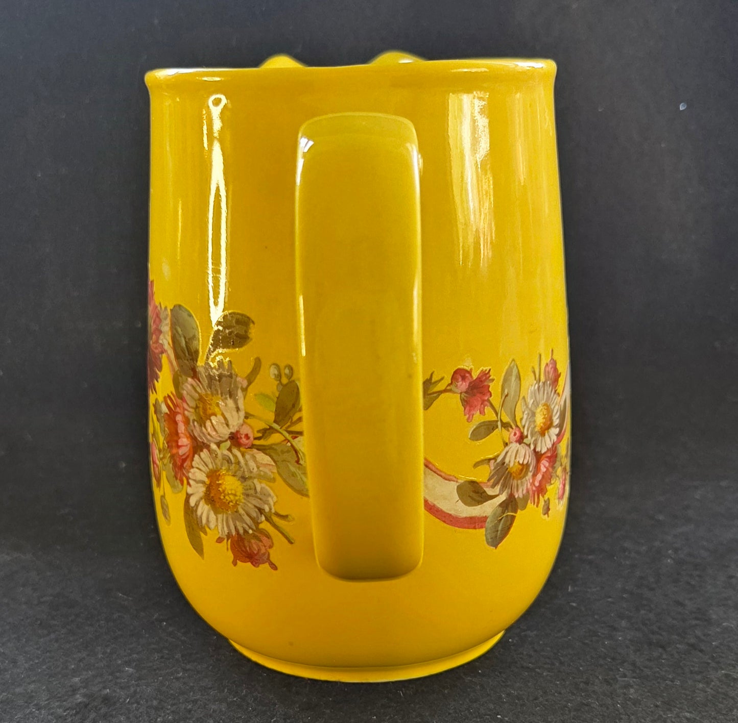 Lovely Yellow Spring Milk Jug. (Matching Sugar Bowl also available)