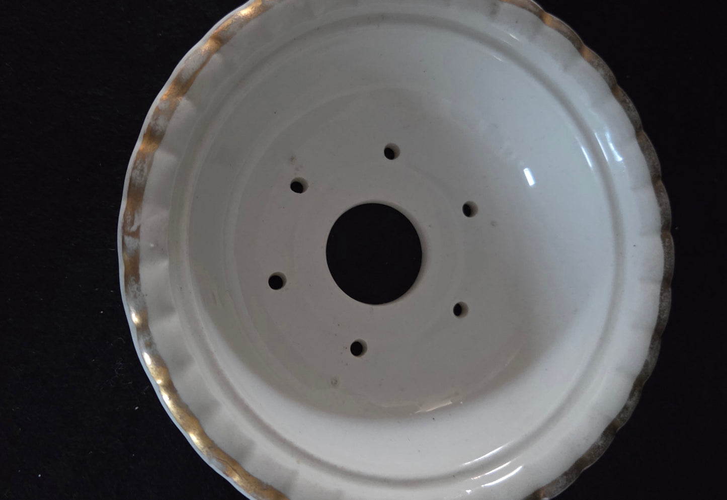 Vintage 3 Section Porcelain Soap dish