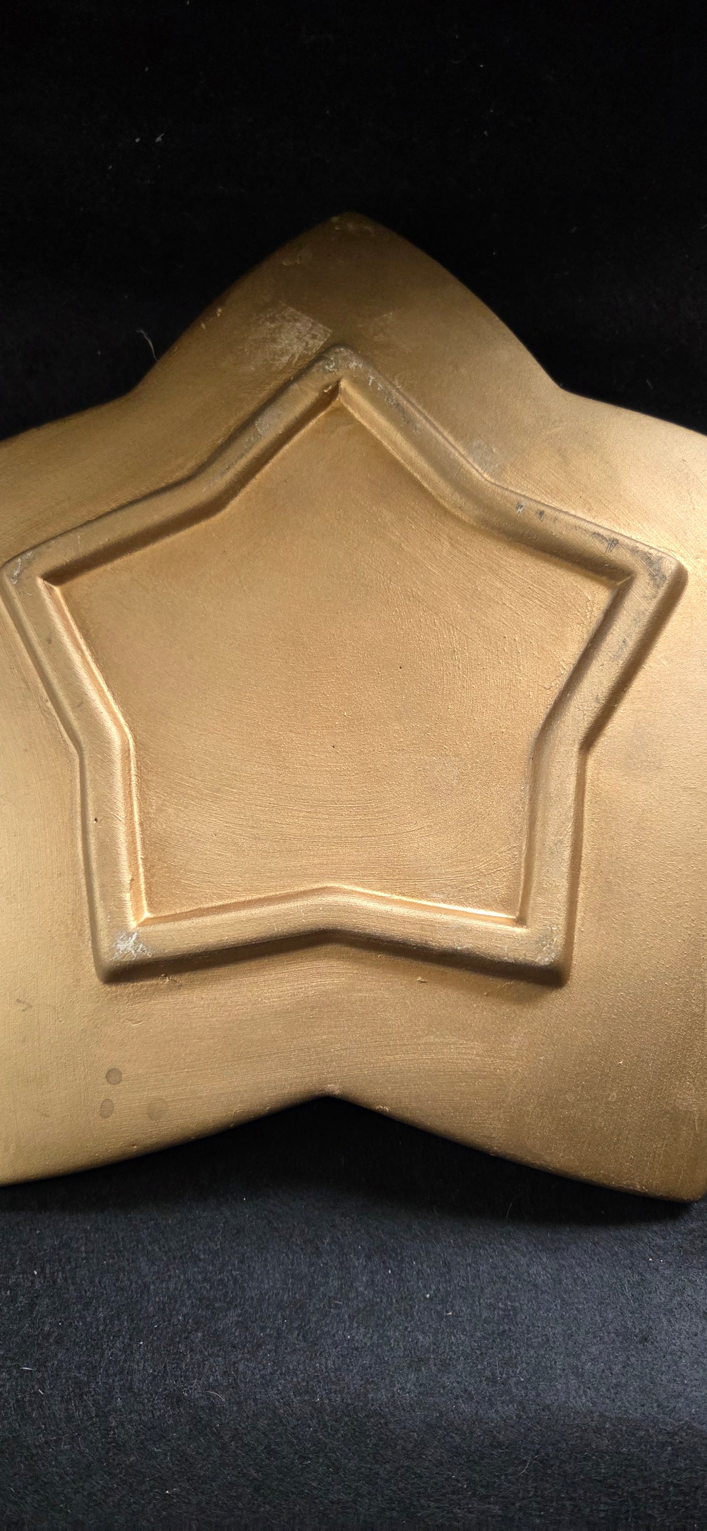 Large Star Candle Plate.