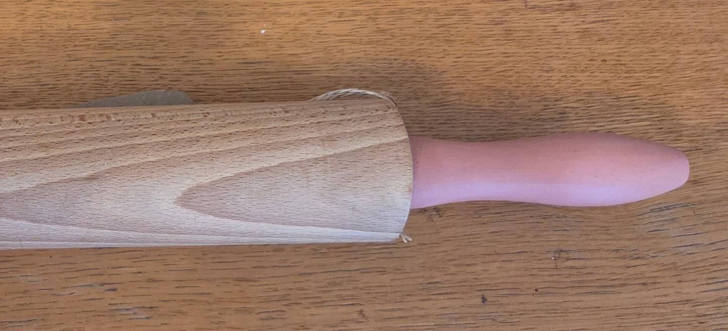 Rolling Pin - Pink handles